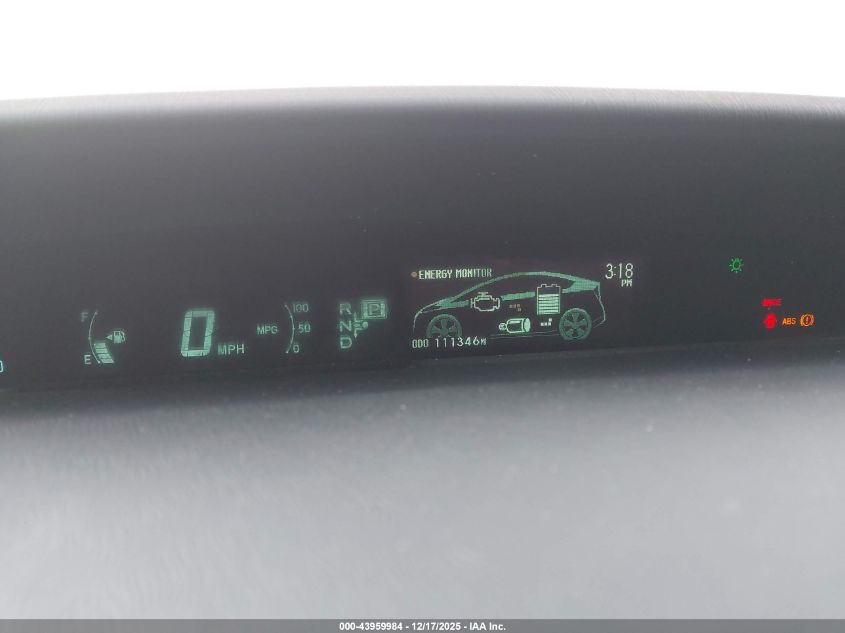 2011 Toyota Prius Three VIN: JTDKN3DU0B5314035 Lot: 43959984