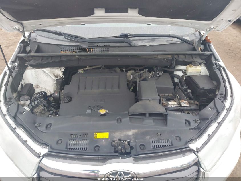 2015 Toyota Highlander Xle V6 VIN: 5TDJKRFH2FS145420 Lot: 43959994