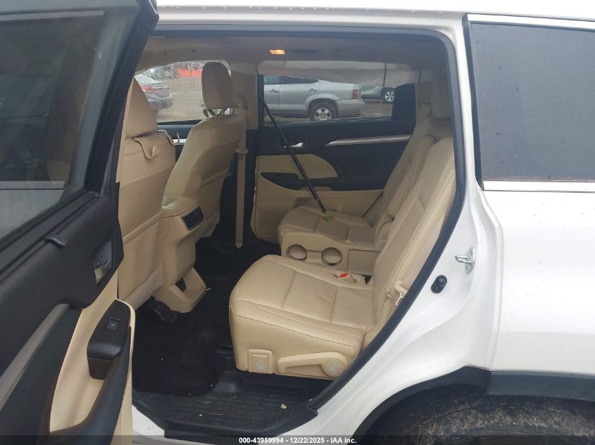 2015 Toyota Highlander Xle V6 VIN: 5TDJKRFH2FS145420 Lot: 43959994