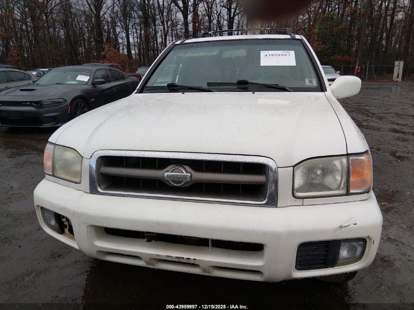 2000 Nissan Pathfinder Le/Se/Xe VIN: JN8AR07YXYW435062 Lot: 43959997