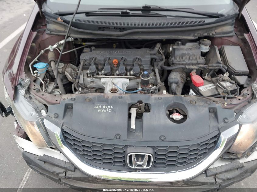 2015 Honda Civic Lx VIN: 19XFB2F54FE089252 Lot: 43959999