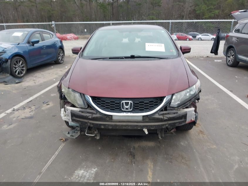 2015 Honda Civic Lx VIN: 19XFB2F54FE089252 Lot: 43959999