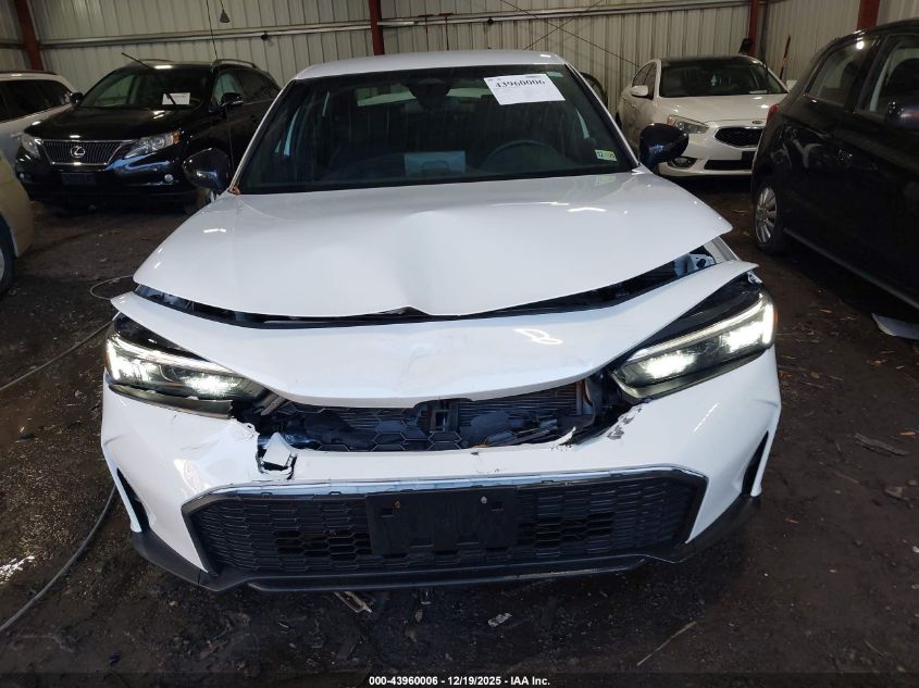 2025 Honda Civic Sport VIN: 2HGFE2F54SH550845 Lot: 43960006