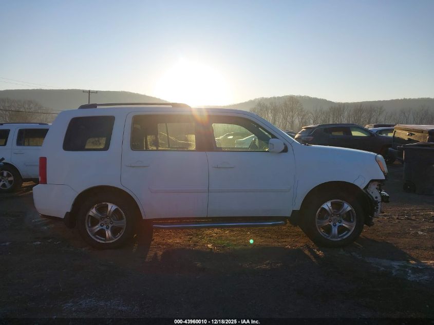 2014 Honda Pilot Ex VIN: 5FNYF4H41EB029662 Lot: 43960010