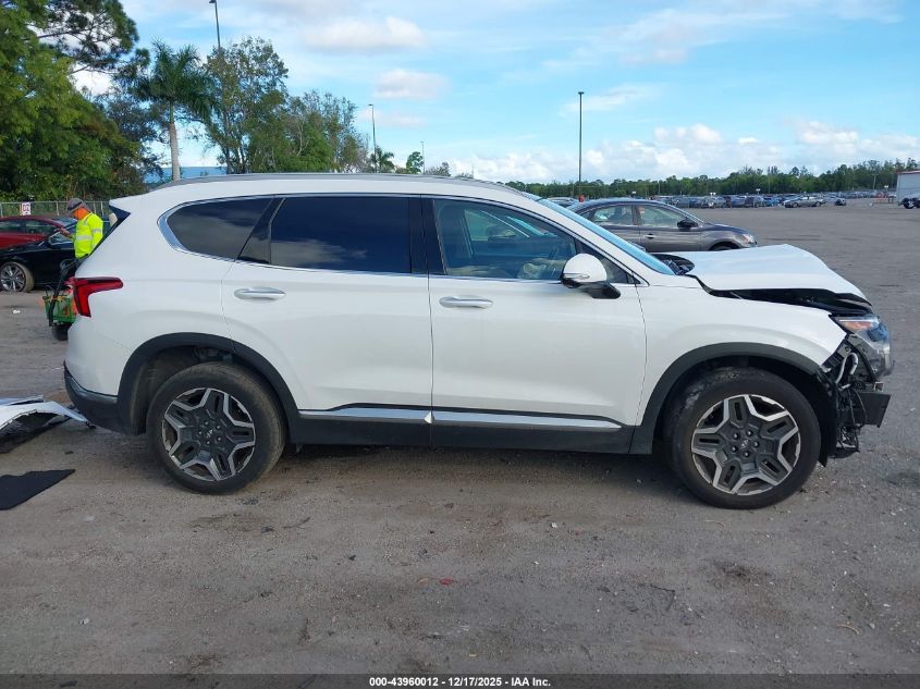 2023 Hyundai Santa Fe Hybrid Sel Premium VIN: 5NMS3DA18PH016164 Lot: 43960012