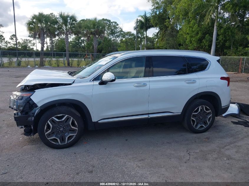 2023 Hyundai Santa Fe Hybrid Sel Premium VIN: 5NMS3DA18PH016164 Lot: 43960012