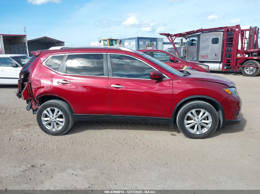 2016 Nissan Rogue Sv VIN: KNMAT2MT9GP621959 Lot: 43960014