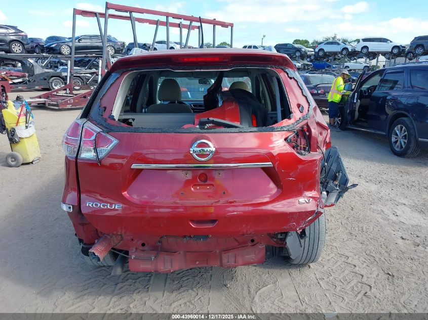 2016 Nissan Rogue Sv VIN: KNMAT2MT9GP621959 Lot: 43960014