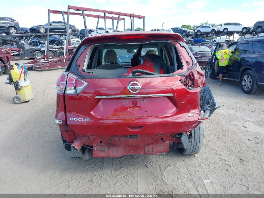 2016 Nissan Rogue Sv VIN: KNMAT2MT9GP621959 Lot: 43960014