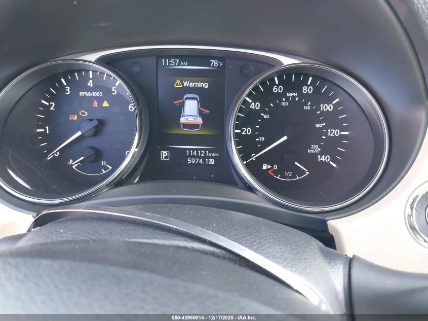 2016 Nissan Rogue Sv VIN: KNMAT2MT9GP621959 Lot: 43960014