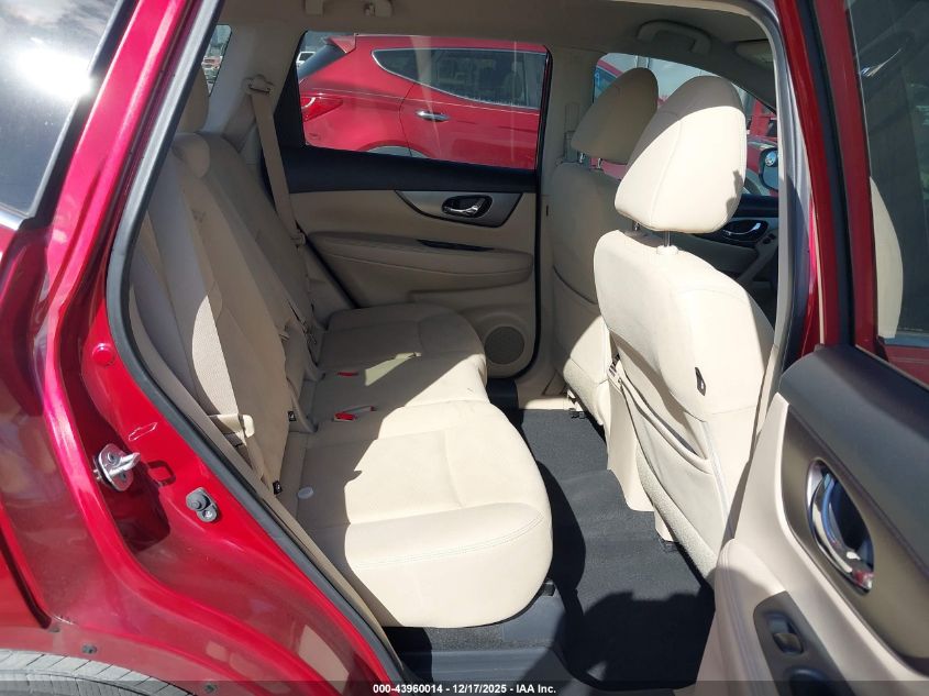 2016 Nissan Rogue Sv VIN: KNMAT2MT9GP621959 Lot: 43960014