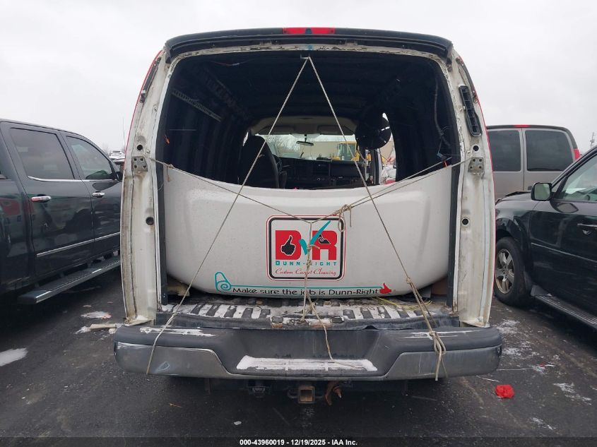 2015 Chevrolet Express 2500 Work Van VIN: 1GCWGGCF4F1270155 Lot: 43960019