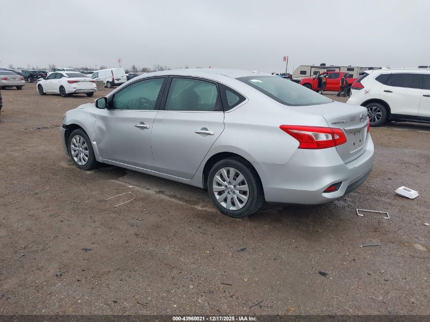 2017 Nissan Sentra Sv VIN: 3N1AB7AP7HY332850 Lot: 43960021