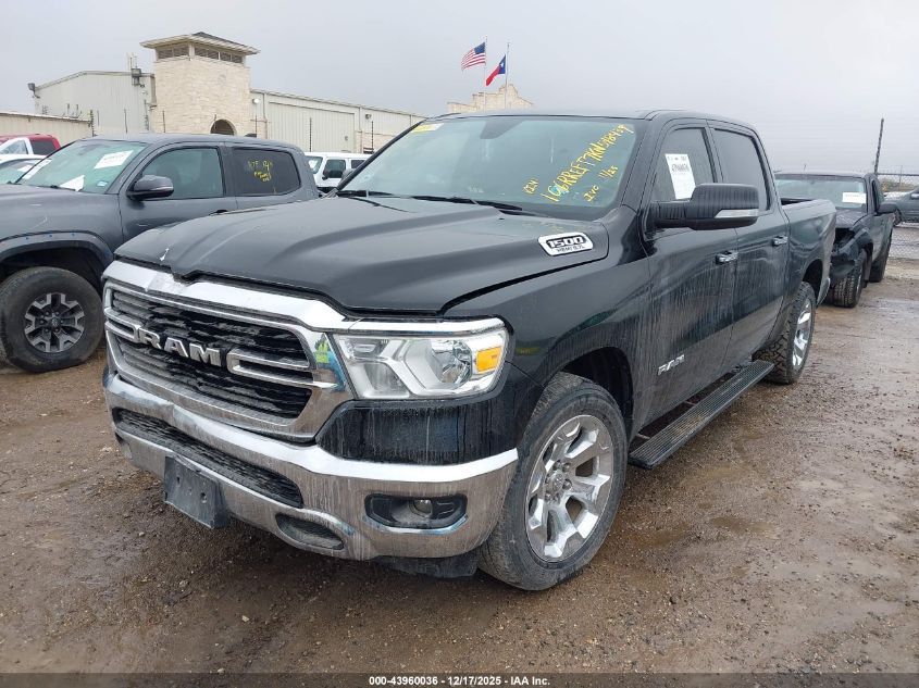 2019 Ram 1500 Big Horn/Lone Star 4X2 5'7 Box VIN: 1C6RREFT7KN548439 Lot: 43960036