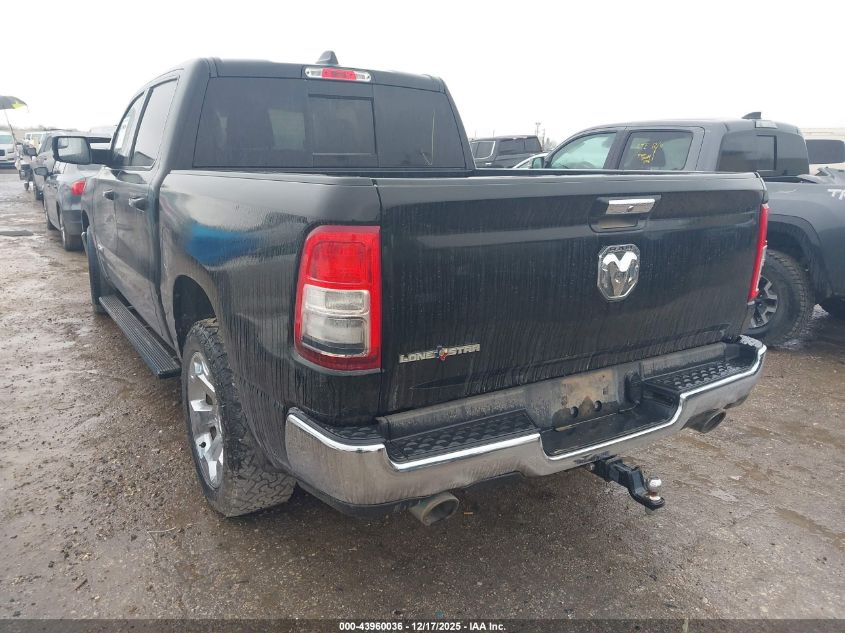 2019 Ram 1500 Big Horn/Lone Star 4X2 5'7 Box VIN: 1C6RREFT7KN548439 Lot: 43960036