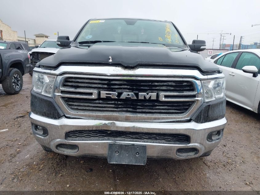 2019 Ram 1500 Big Horn/Lone Star 4X2 5'7 Box VIN: 1C6RREFT7KN548439 Lot: 43960036