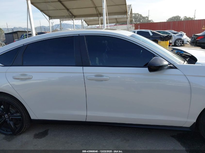 2025 Honda Accord Hybrid Sport VIN: 1HGCY2F5XSA045482 Lot: 43960046