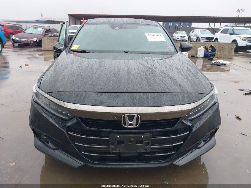 2022 Honda Accord Sport VIN: 1HGCV1F36NA005373 Lot: 43960048