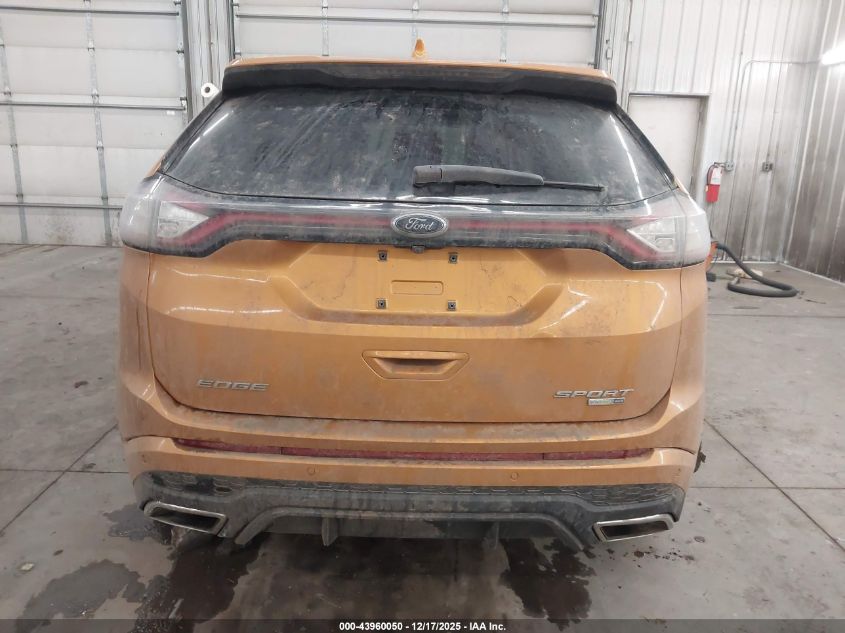 2015 Ford Edge Sport VIN: 2FMTK4APXFBB73554 Lot: 43960050