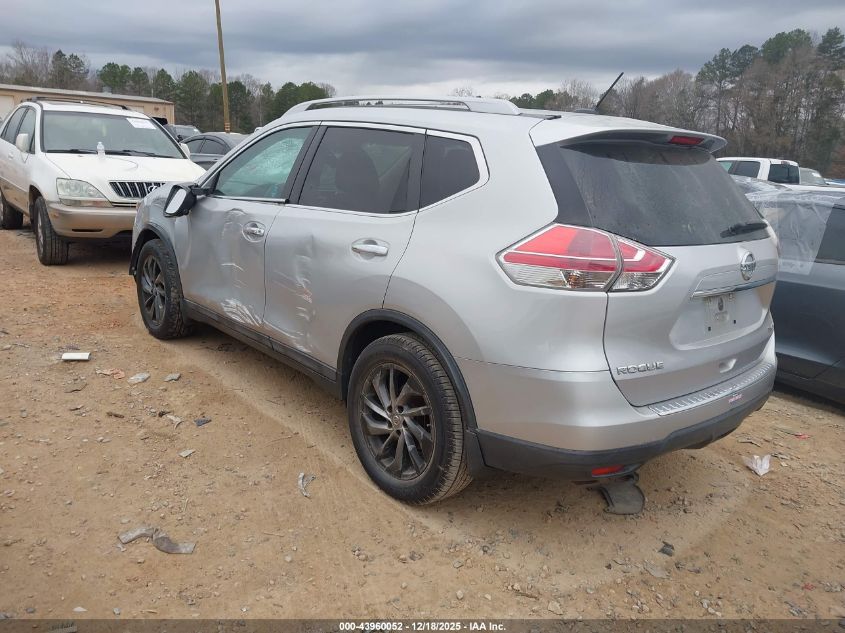 2015 Nissan Rogue Sl VIN: 5N1AT2MV1FC867150 Lot: 43960052