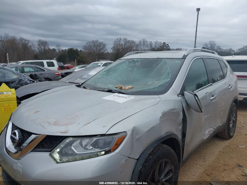 2015 Nissan Rogue Sl VIN: 5N1AT2MV1FC867150 Lot: 43960052