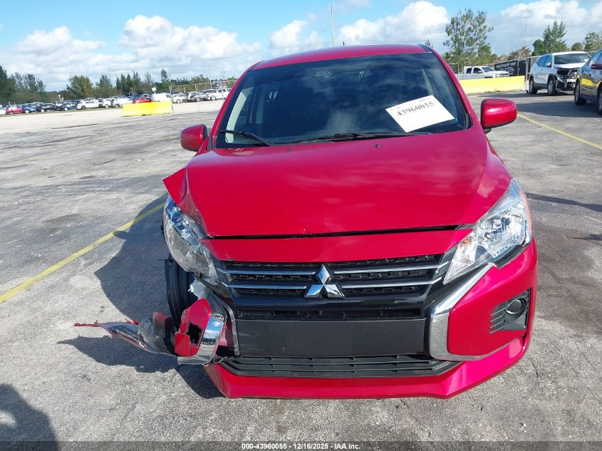 2024 Mitsubishi Mirage G4 Black Edition/Es/Le VIN: ML32FUFJ5RHF12162 Lot: 43960055