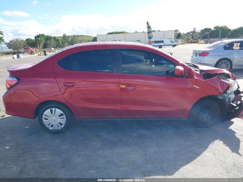 2024 Mitsubishi Mirage G4 Black Edition/Es/Le VIN: ML32FUFJ5RHF12162 Lot: 43960055