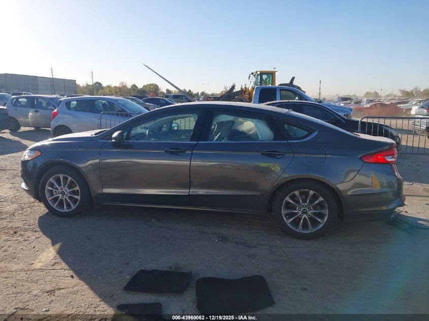 2017 Ford Fusion Se VIN: 3FA6P0HD9HR335076 Lot: 43960062