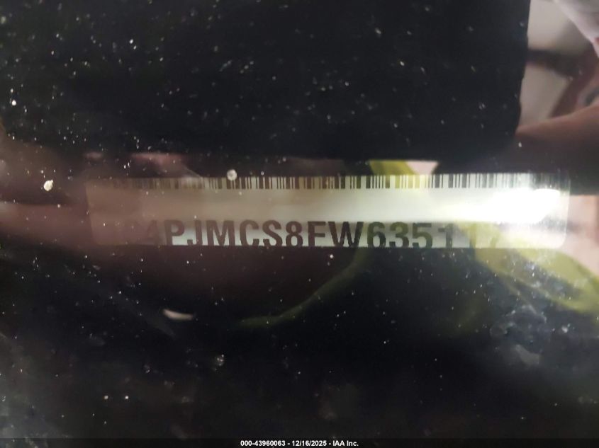 2015 Jeep Cherokee North VIN: 1C4PJMCS8FW635117 Lot: 43960063