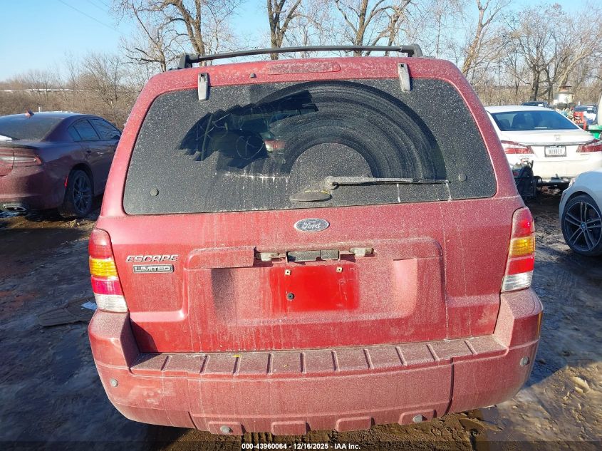 2005 Ford Escape Limited VIN: 1FMYU94105KA56445 Lot: 43960064