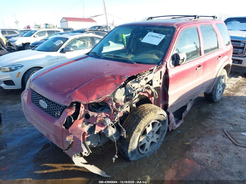 2005 Ford Escape Limited VIN: 1FMYU94105KA56445 Lot: 43960064
