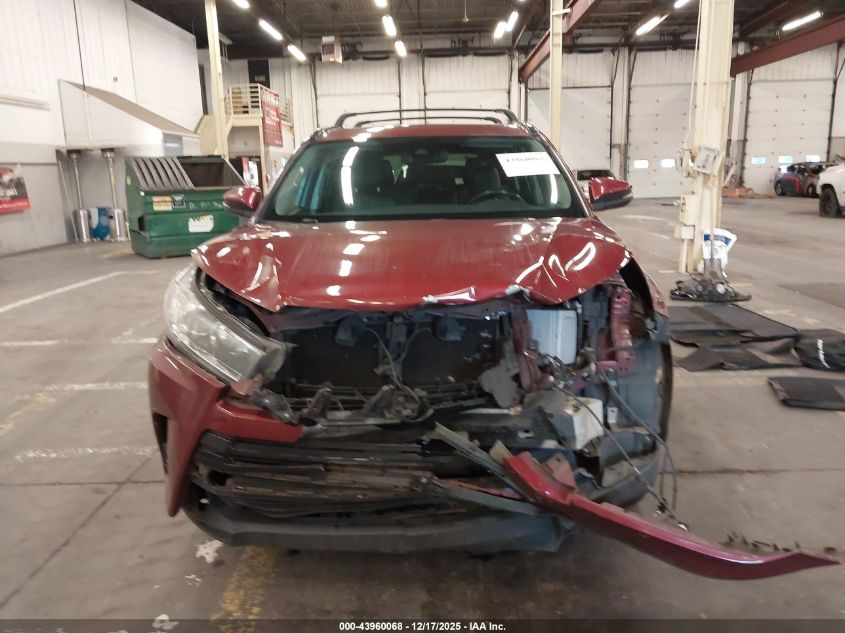 2017 Toyota Highlander Se VIN: 5TDJZRFH4HS399371 Lot: 43960068