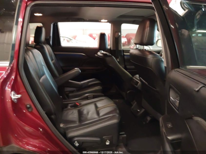 2017 Toyota Highlander Se VIN: 5TDJZRFH4HS399371 Lot: 43960068