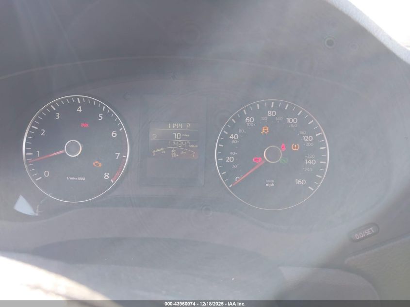 2014 Volkswagen Jetta 1.8T Se VIN: 3VWD17AJ7EM311893 Lot: 43960074