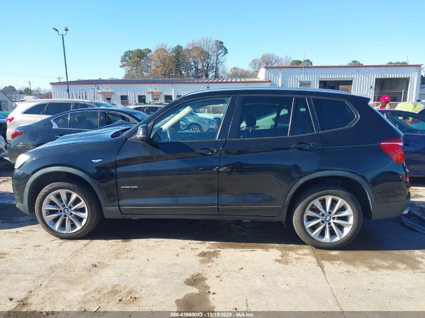 2017 BMW X3 Sdrive28I VIN: 5UXWZ7C34H0X40627 Lot: 43960093