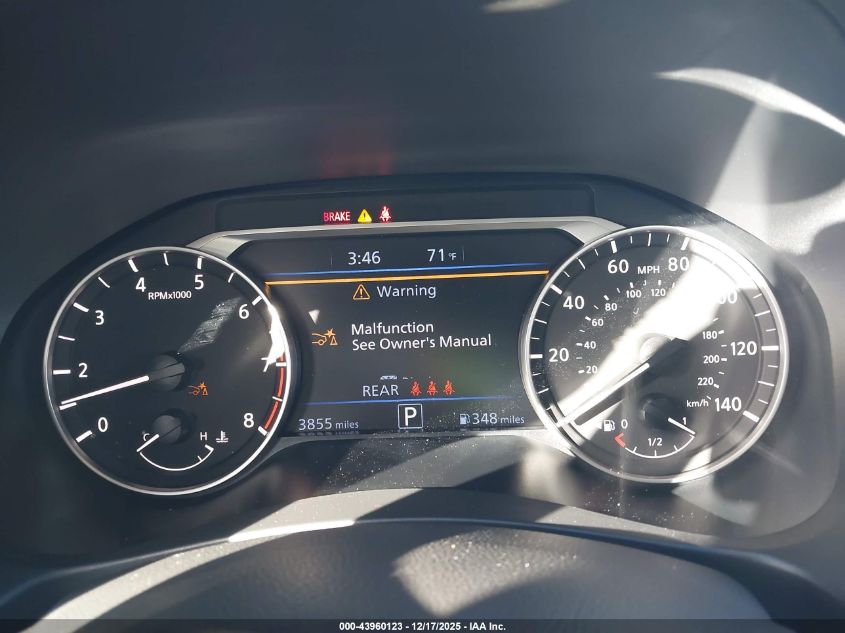 2025 Nissan Altima Sr Fwd VIN: 1N4BL4CV8SN427565 Lot: 43960123