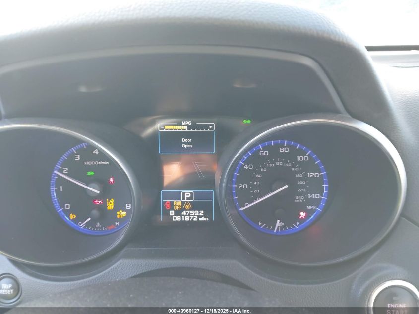 2019 Subaru Outback 2.5I Limited VIN: 4S4BSANC2K3224802 Lot: 43960127