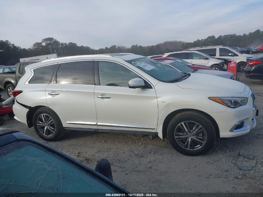 2020 Infiniti Qx60 Luxe VIN: 5N1DL0MNXLC541022 Lot: 43960131