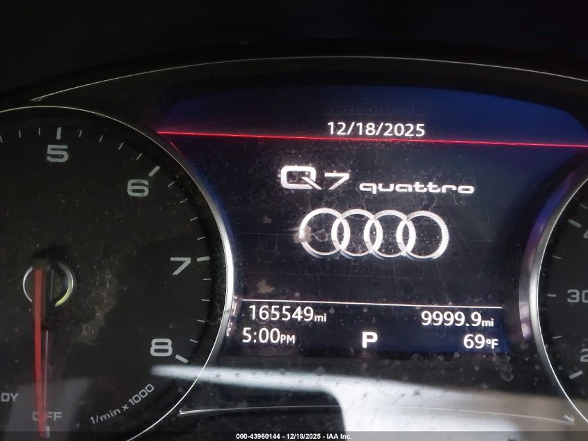 2017 Audi Q7 2.0T Premium VIN: WA1LHAF78HD047162 Lot: 43960144