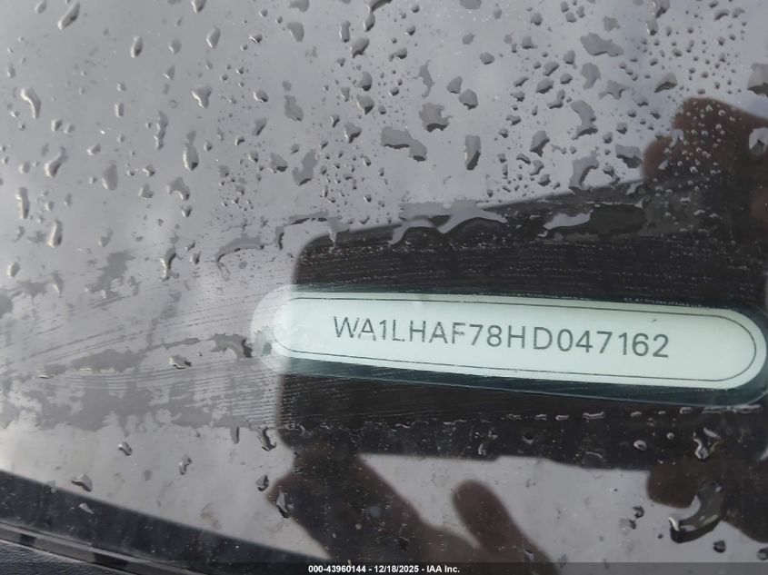 2017 Audi Q7 2.0T Premium VIN: WA1LHAF78HD047162 Lot: 43960144