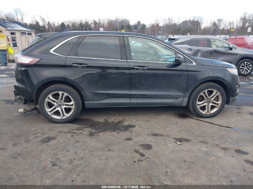2017 Ford Edge Titanium VIN: 2FMPK4K92HBC03540 Lot: 43960146