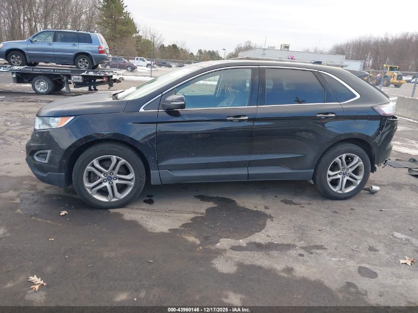 2017 Ford Edge Titanium VIN: 2FMPK4K92HBC03540 Lot: 43960146