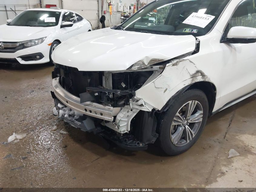 2019 Acura Mdx Standard VIN: 5J8YD4H34KL015939 Lot: 43960153