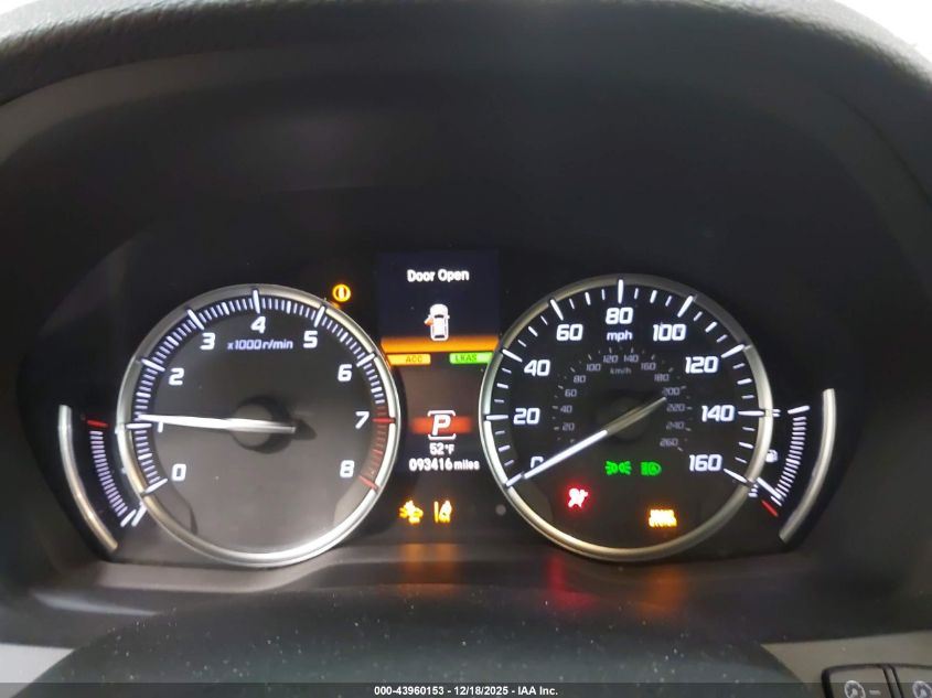 2019 Acura Mdx Standard VIN: 5J8YD4H34KL015939 Lot: 43960153