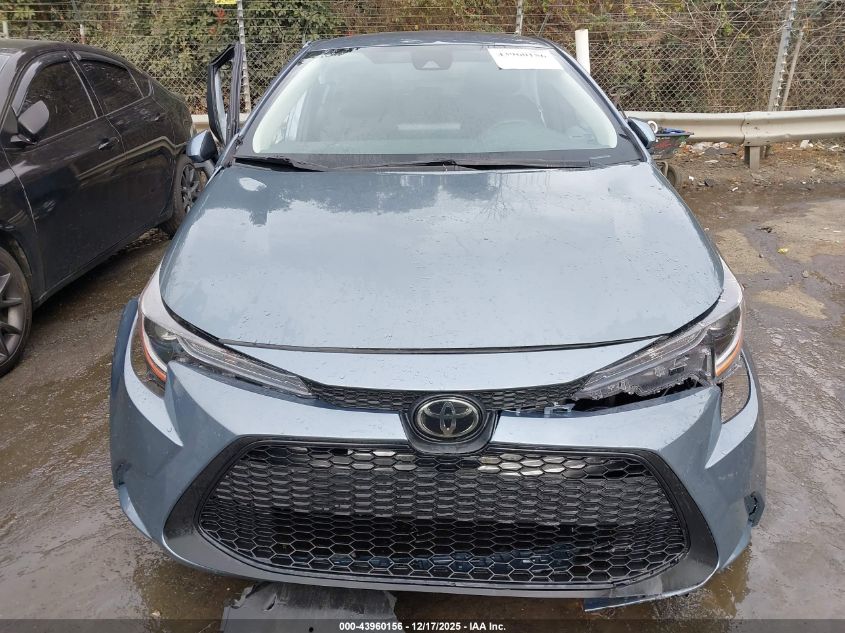 2022 Toyota Corolla Le VIN: JTDVPMAE6N3011268 Lot: 43960156