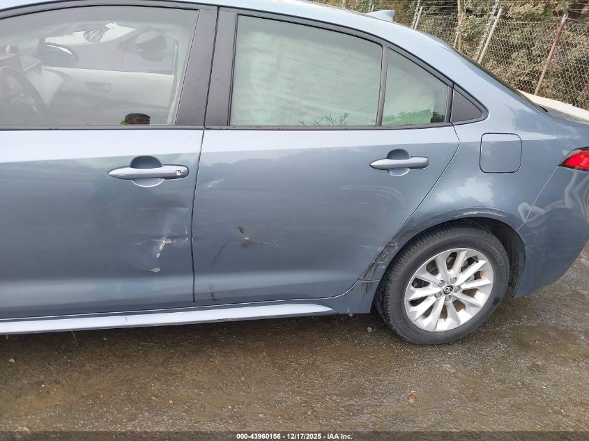 2022 Toyota Corolla Le VIN: JTDVPMAE6N3011268 Lot: 43960156