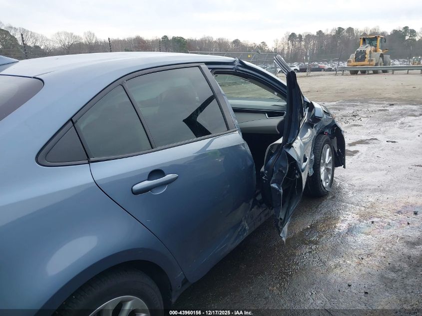 2022 Toyota Corolla Le VIN: JTDVPMAE6N3011268 Lot: 43960156