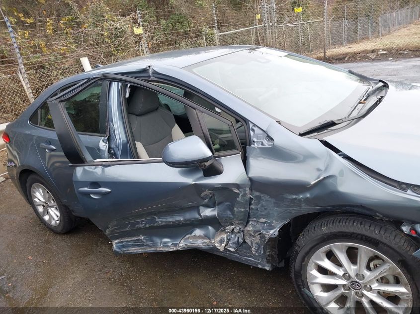 2022 Toyota Corolla Le VIN: JTDVPMAE6N3011268 Lot: 43960156