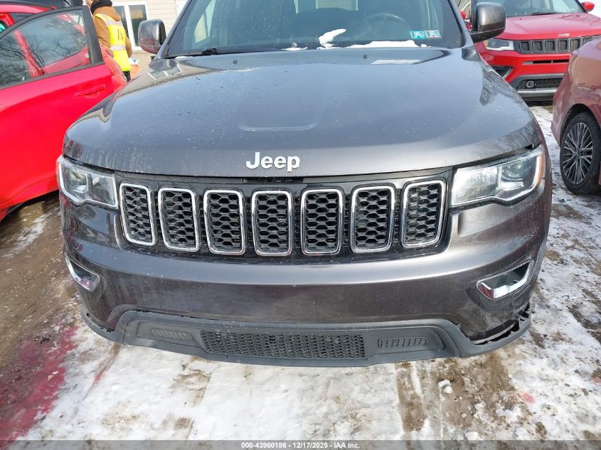 2017 Jeep Grand Cherokee Laredo 4X4 VIN: 1C4RJFAG9HC835219 Lot: 43960186