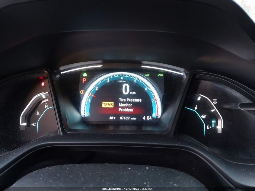 2019 Honda Civic Lx VIN: 2HGFC2F69KH573522 Lot: 43960198